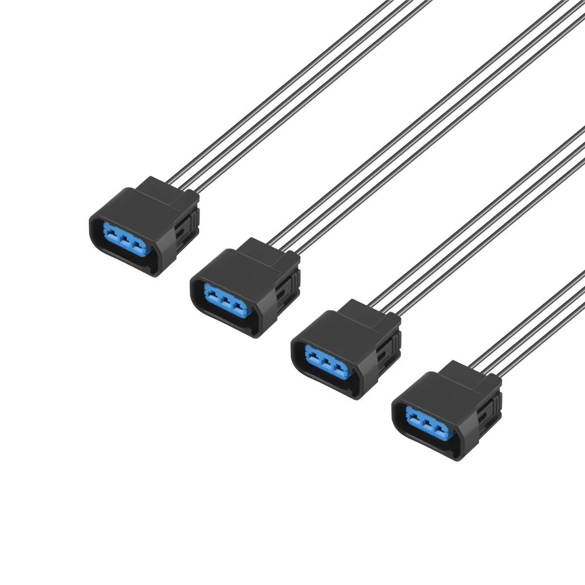 Classic 4Pcs Ignition Coil Harness Connector Wiring Fits for Honda Accord Odyssey Pilot Ridgeline CR-V Civic