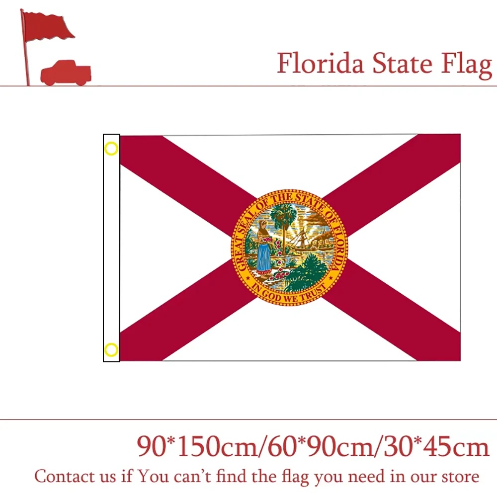 Флаг Штаты Флориды 3X5FT Баннер Америки 150X90 см 60*90 см Флаг США с латунными втулками