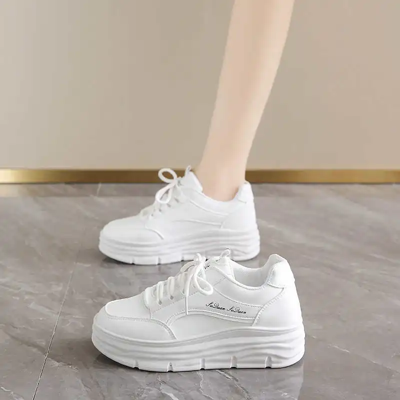 

Thin Heel Chunky Rap Shoes Women's Original Tennis Sneakers For Summer Sport Sepatu Nice Clearance Premium Technology Scarp