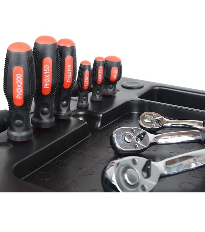 Carrinho de aço da caixa de ferramentas de 27" polegadas para ferramentas de armazenamento do armazém