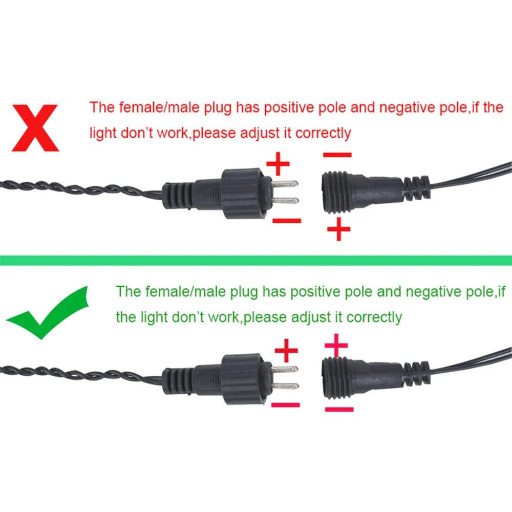 Guirnalda de luces Led de Navidad, bombillas de hadas para exteriores, decoración para el hogar, boda, jardín, fiesta, 6/16M