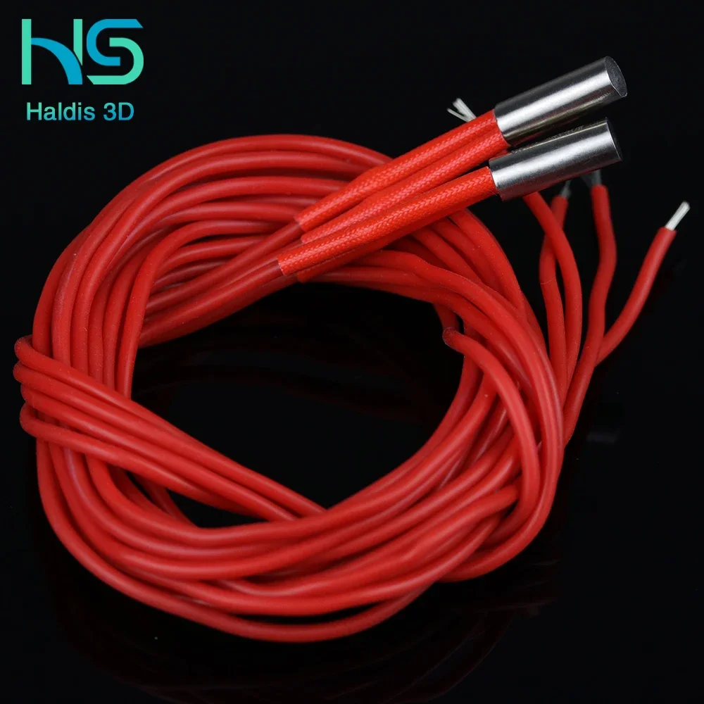 Cartucho Calefactor Para Impresora 3D, Cartucho De 6x20MM, 12V/24V, 40W Con Cable De 100CM, Para Impresora 3D PT100, HOTEND Volca