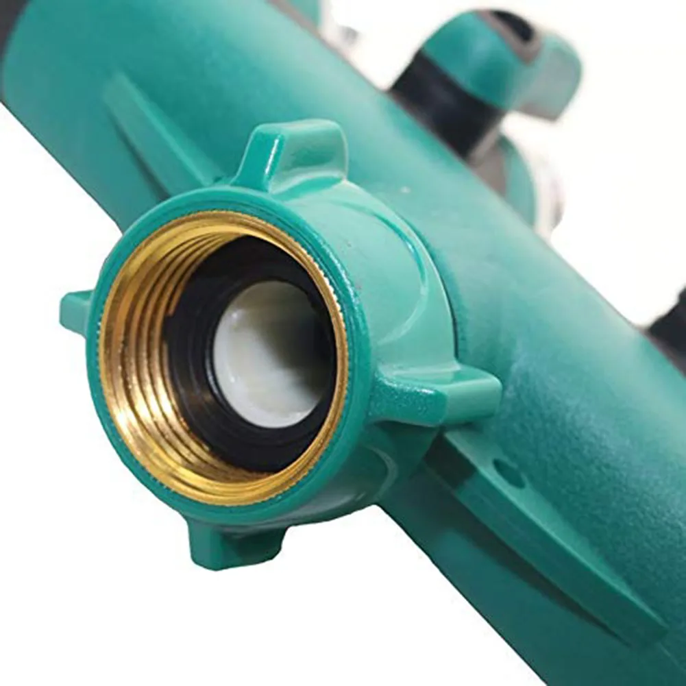 Water Distribution Valve 4 Way Hose Splitter Weather Resistant Material Individual Flow Control Leak Resistant Seal
