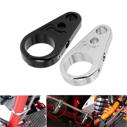 Motorcycle Frame Handlebar Cable Clamp Brake Line Clutch Brake Cable Wire Clamp Clip Cable For Harley Touring Universal 25mm