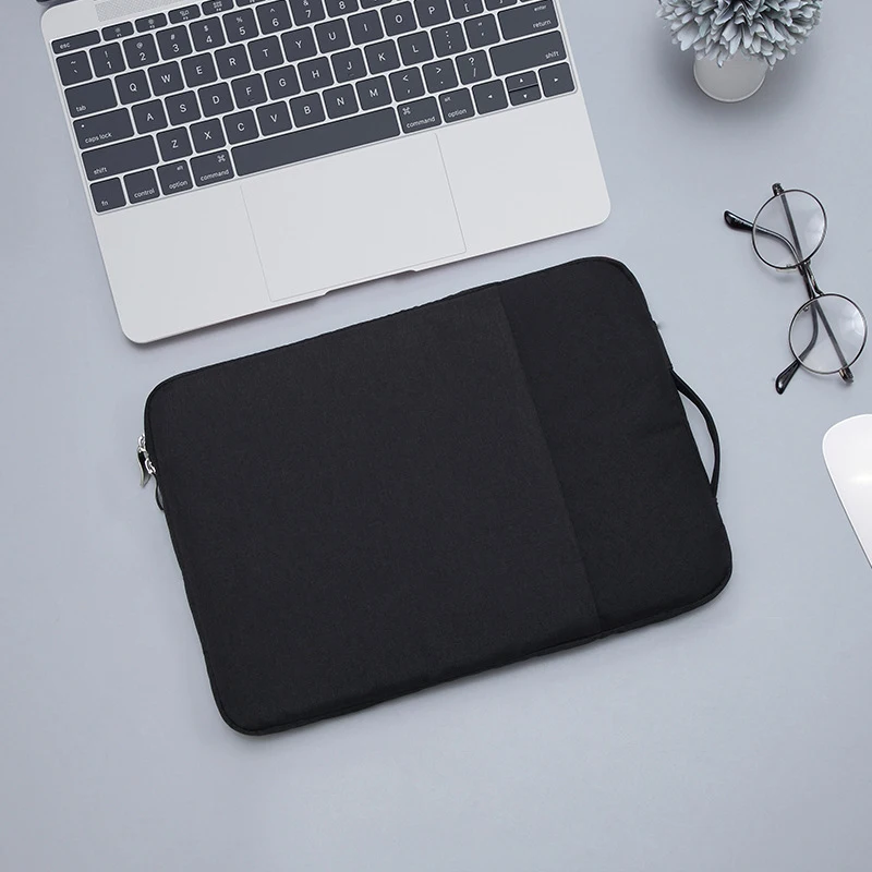 Laptoptas voor Macbook Air m2 Case 13 13.3 14 15 16 Binnenblaas Voor Macbook Pro Air M1 Lenovo Dell HP Huawei Xiaomi Denim Tas