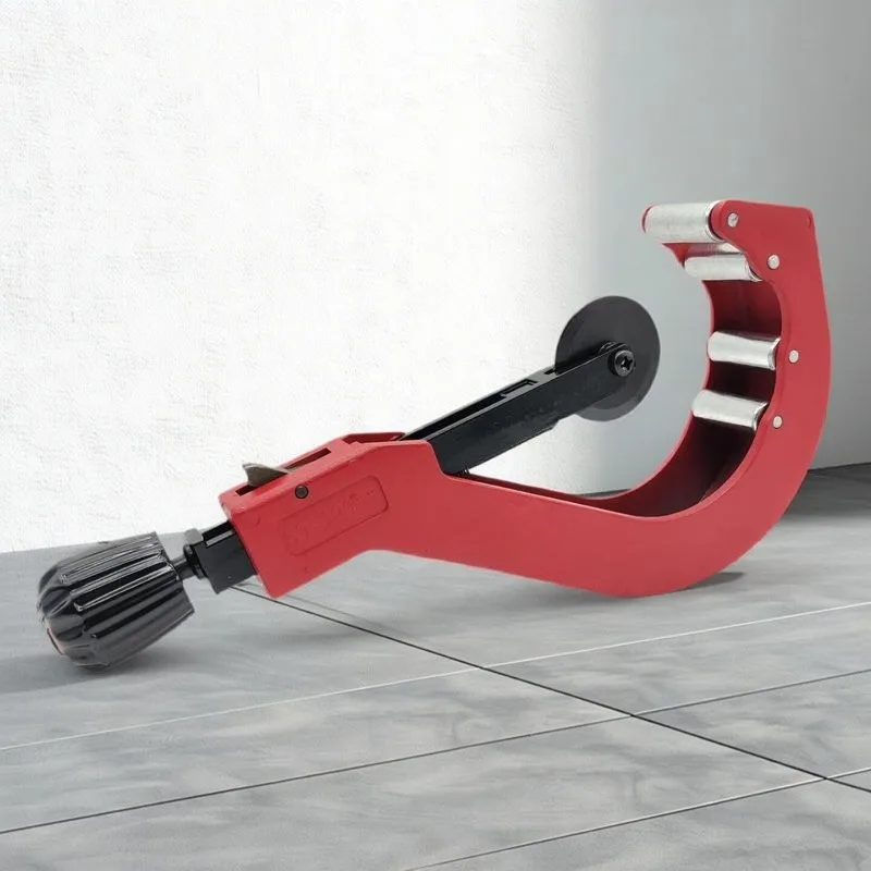 Multi-Function Plastic Pipe Cutter - for PE, PVC, PPR Tubes up to 120mm, Professional Cutting Tool