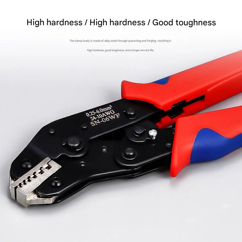 Crimping Tool Set Ratcheting Wire Crimper for Heat Shrink Insulated Nylon Non-Insulated Ferrule Terminal Open Barrel Terminals