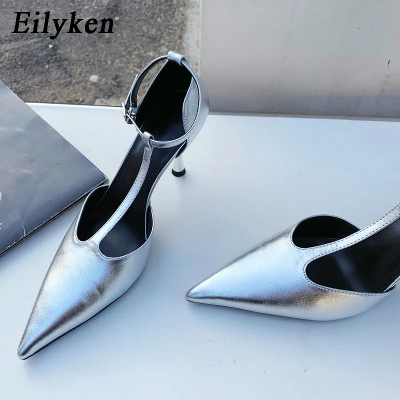 Eilyken Spring Autumn Brand Women Pumps Shoes Fashion Pointed Toe Ladies Elegant Hollow Out Sandals Zapatilla De Muje