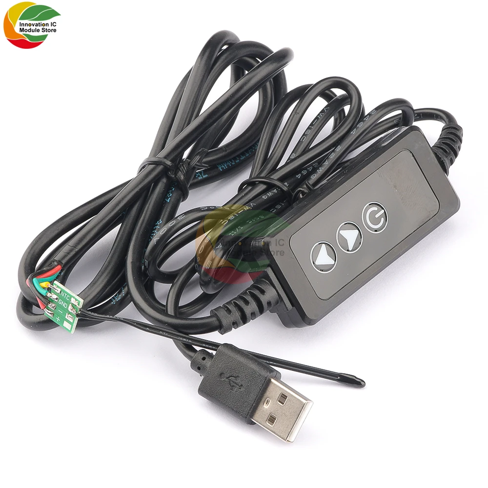 Nuovo W-3301 USB Mini termostato interruttore LED controllo digitale regolatore di temperatura termometro termostato DC 5-24V 12V termostato