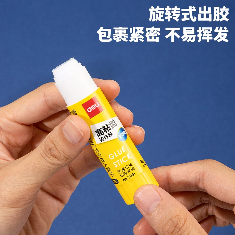 3-12p Deli (8/15/20/36g) Glue Stick Safety High Adhesive Handmade Diy Paste Fastening Perfect Office Handicraft School Supplies