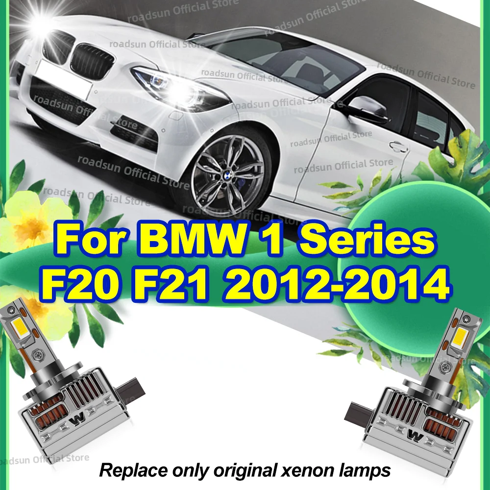 

LED Light Bulb 50000LM Turbo Lamp 6000K Plug&Play Xenon Lamp Upgrade For BMW 1 Series F20 F21 2012 2013 2014