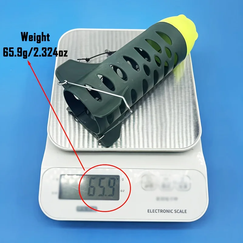 2pcs European Long Cast Bait Feeders Lead 15cm AntiFloat Fish Feeders Removable Large Mouth Bottom Fishing Lake Boat Fishing view 3