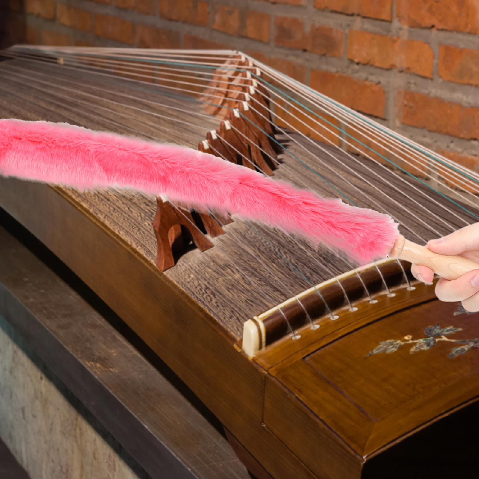 

Guzheng Brush Cleaning Clarinet Rabbit Bride Dust Brushes for Awkward Places Musical Instrument Pipeline