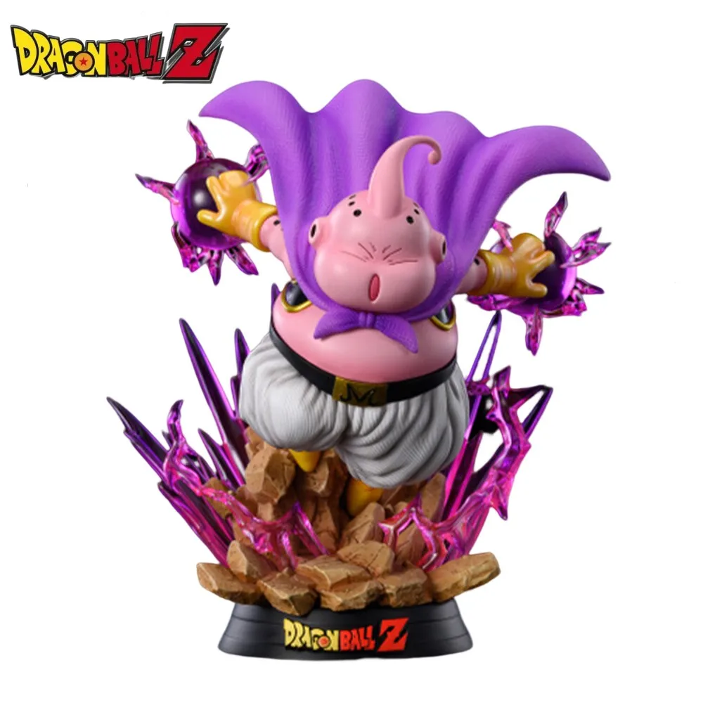 

20cm Dragon Ball Z Figure Majin Buu Anime Figures Fat Buu Gk Figurine With Light Pvc Statue Model Doll Collectible Toys Gifts