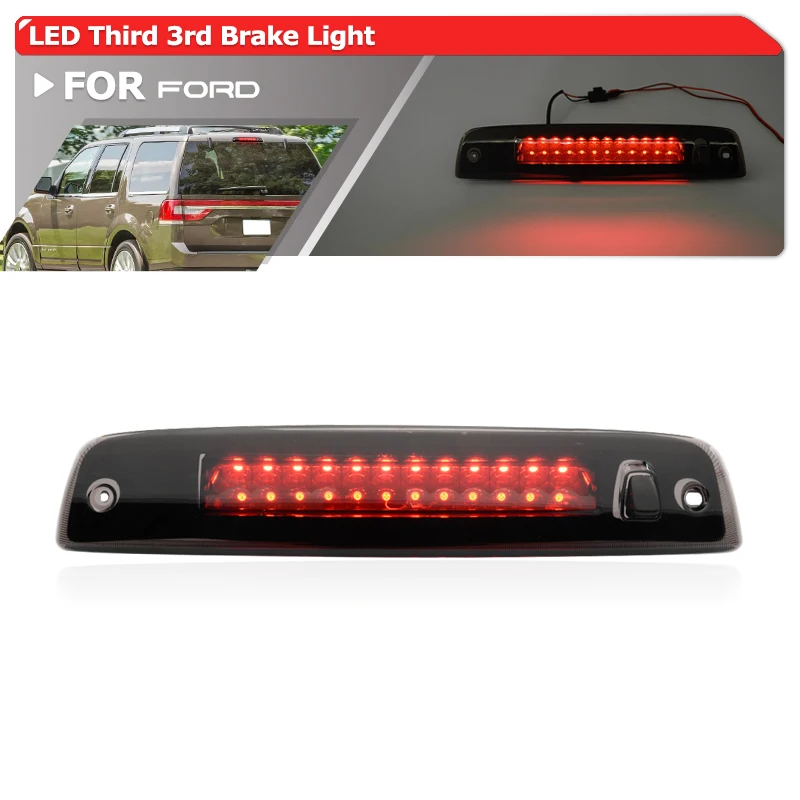 

Дымчатый светодиодный третий стоп-сигнал, замена для Ford Expedition U222 U324 для Lincoln Navigator U228 U326 2003-2017