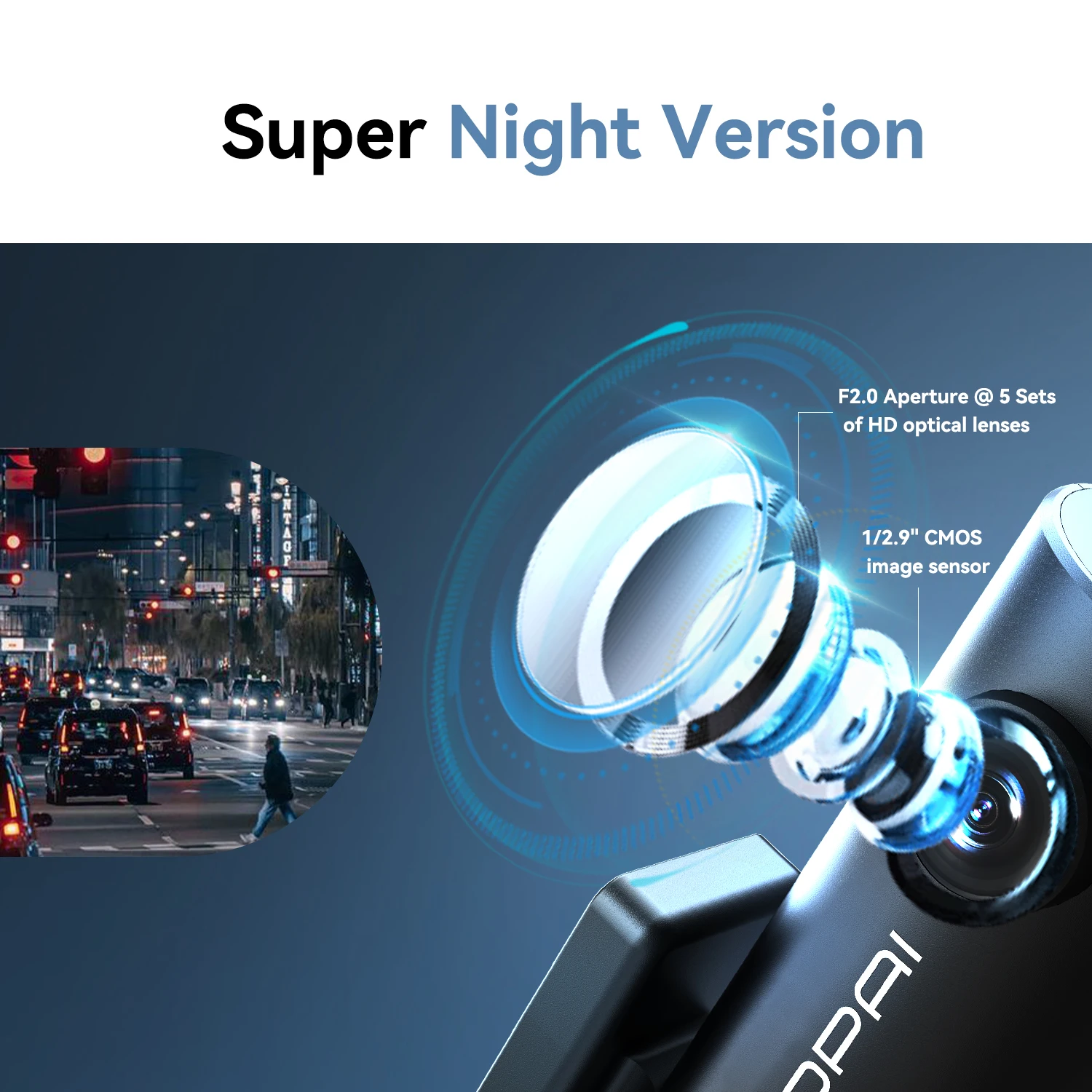 DDPAI WiFi Car DVR Mini Pro HD Night Vision 1296P Dash Cam Recorder image 4