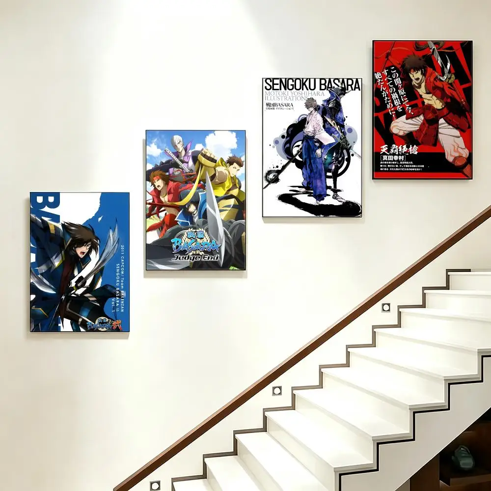 game Sengoku Basara Poster Poster HD  Printing Soothing and Cream Style Home Decor for the Living Room cafes Gift Giving