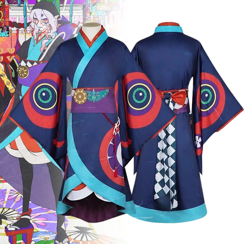 

Anime Mononoke Medicine Seller Kusuriuri Cosplay Costume Adult Kimono Uniform Carnival Halloween Performance Clothes