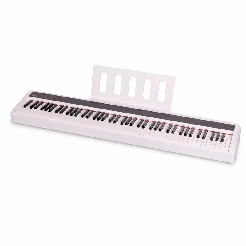 88 Key Weighted Hammer Action Digital Piano Bluetooth MIDI Portable 128 Sounds