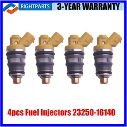 23250-16140 4pcs Fuel Injectors For Toyota Corolla LVN AE101 AE111 Carina AT210 23209-19015 2320919015 2325016140