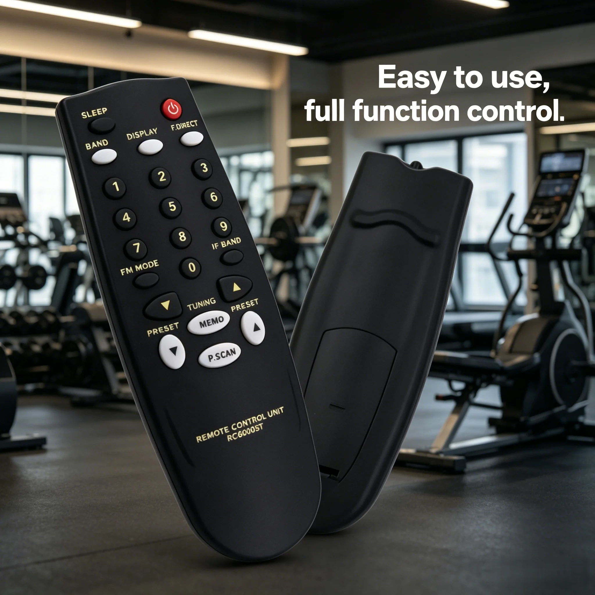 RC6000ST Cafe Coffee Shop Media Remote, Compatible RC6005ST RC6006ST RC6007ST Cafe Wall Mount Audio Video Player Controller