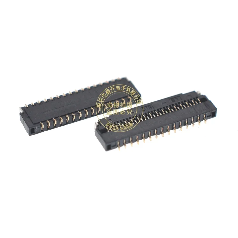 Clamshell Bottom Contact Type FPC Connector Socket 0.3mm Pitch - 13/15/17/23/25/27/29/31/33/35/39/41/45/49/51/57/61 Pin Flexible