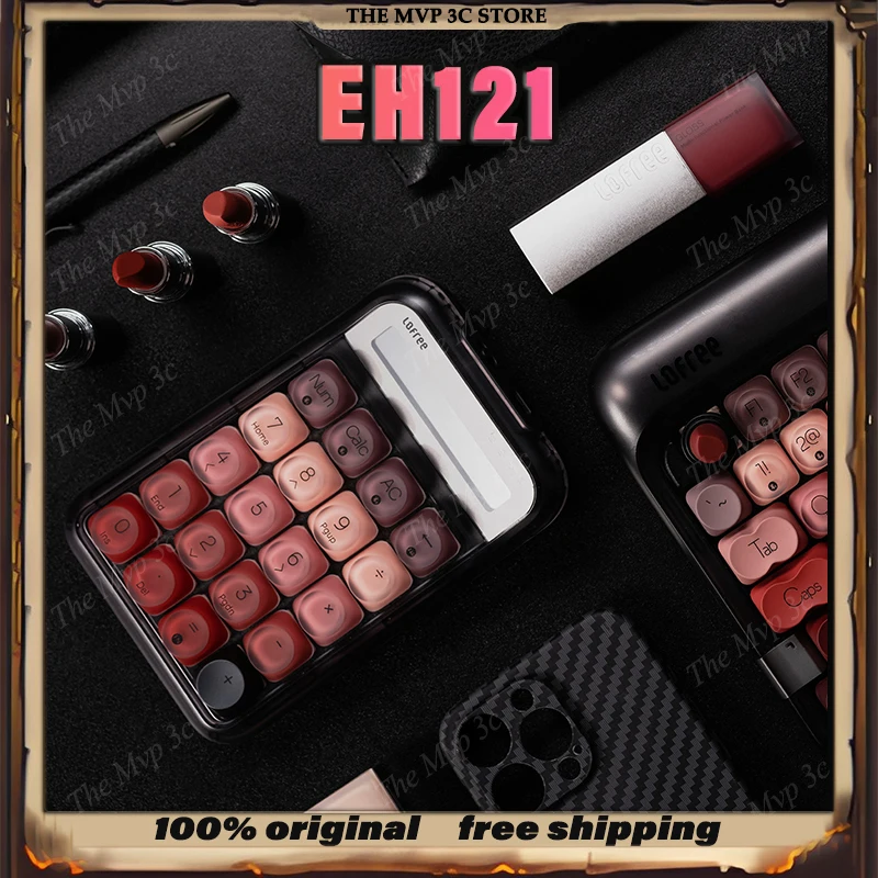 

Lofree EH121 Wireless Bluetooth Number Keypad Mini Calculator Keyboard 20 Keys Support BT 2.4G Wireless 900mAh Gateron Switch