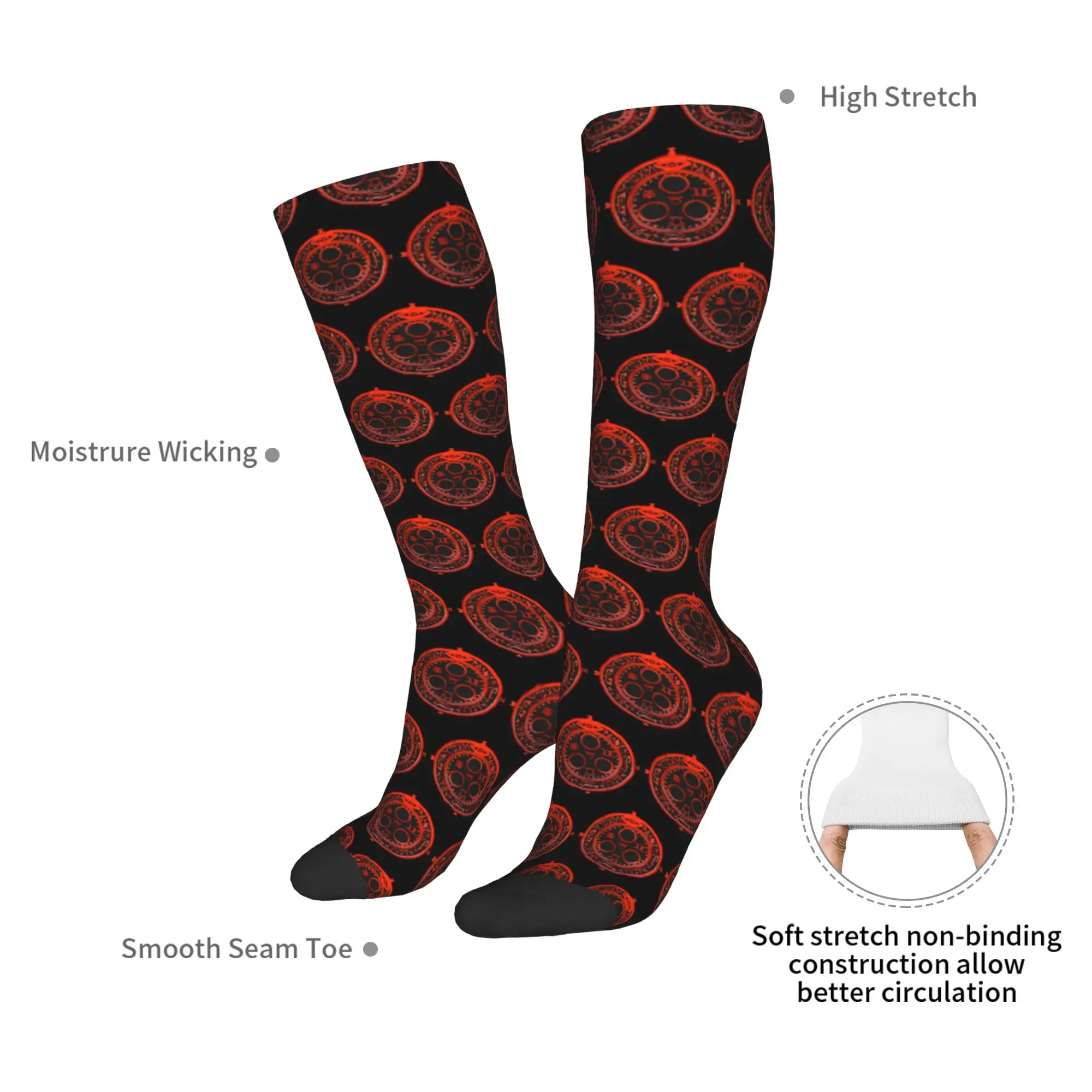 Medias de tripulación para todas las estaciones, calcetines silenciosos de colina, calcetines largos divertidos Harajuku de Hip Hop, accesorios para hombres y mujeres, regalos de navidad