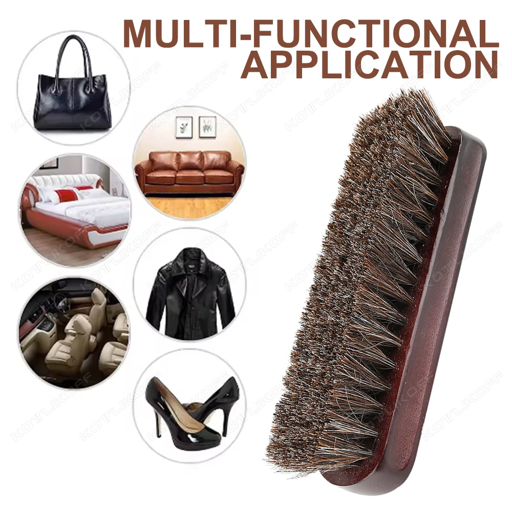 แปรงขัดรองเท้าขนม้าเกรดพรีเมีย - Dirt Brush Interior บทวิจารณ์และราคา