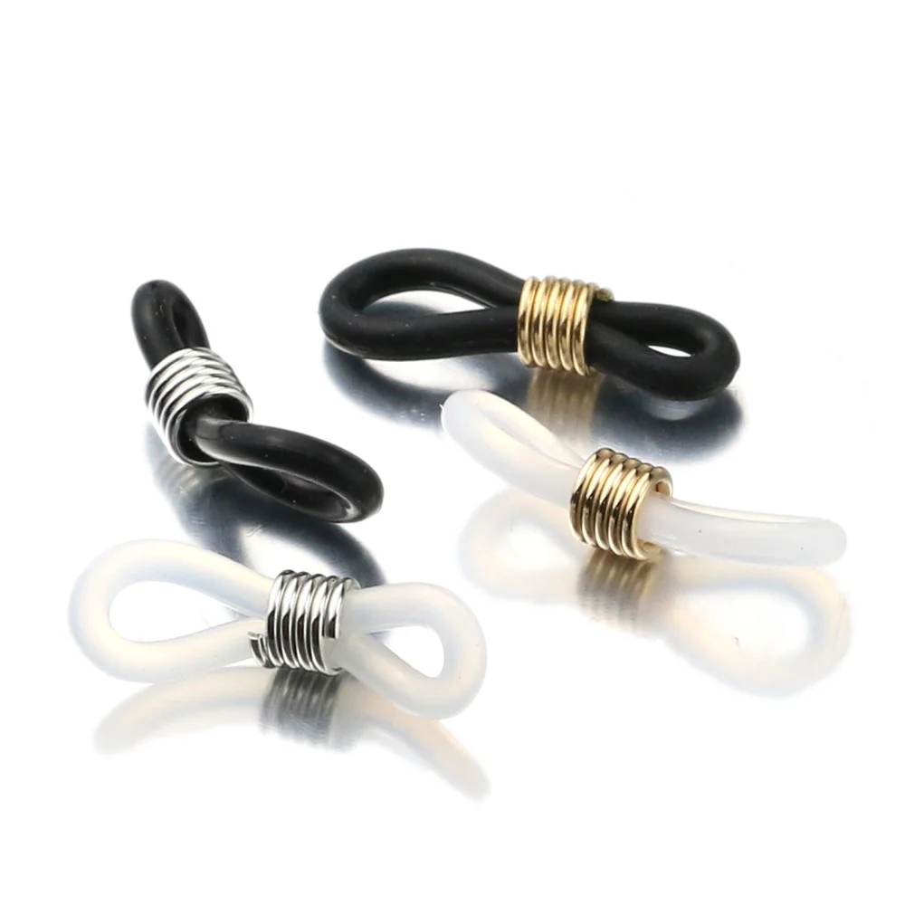 20pcs Adjustable Spring Rubber Ends for Eyeglass Chains