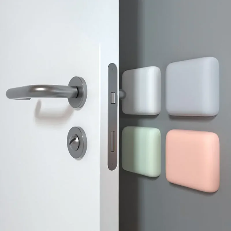 

Door Stopper Silicone Handle Bumpers Self Adhesive Mute Anti-Shock Protection Porte Pad Home Improvement Wall Protector Pad