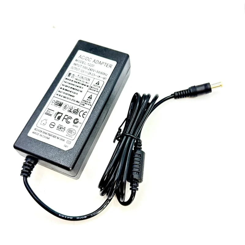 Adapter Power Supply 12V 2A for Korg SP170 SP-170BK SP-170S Piano Keyboard Digital Piano Power Converter