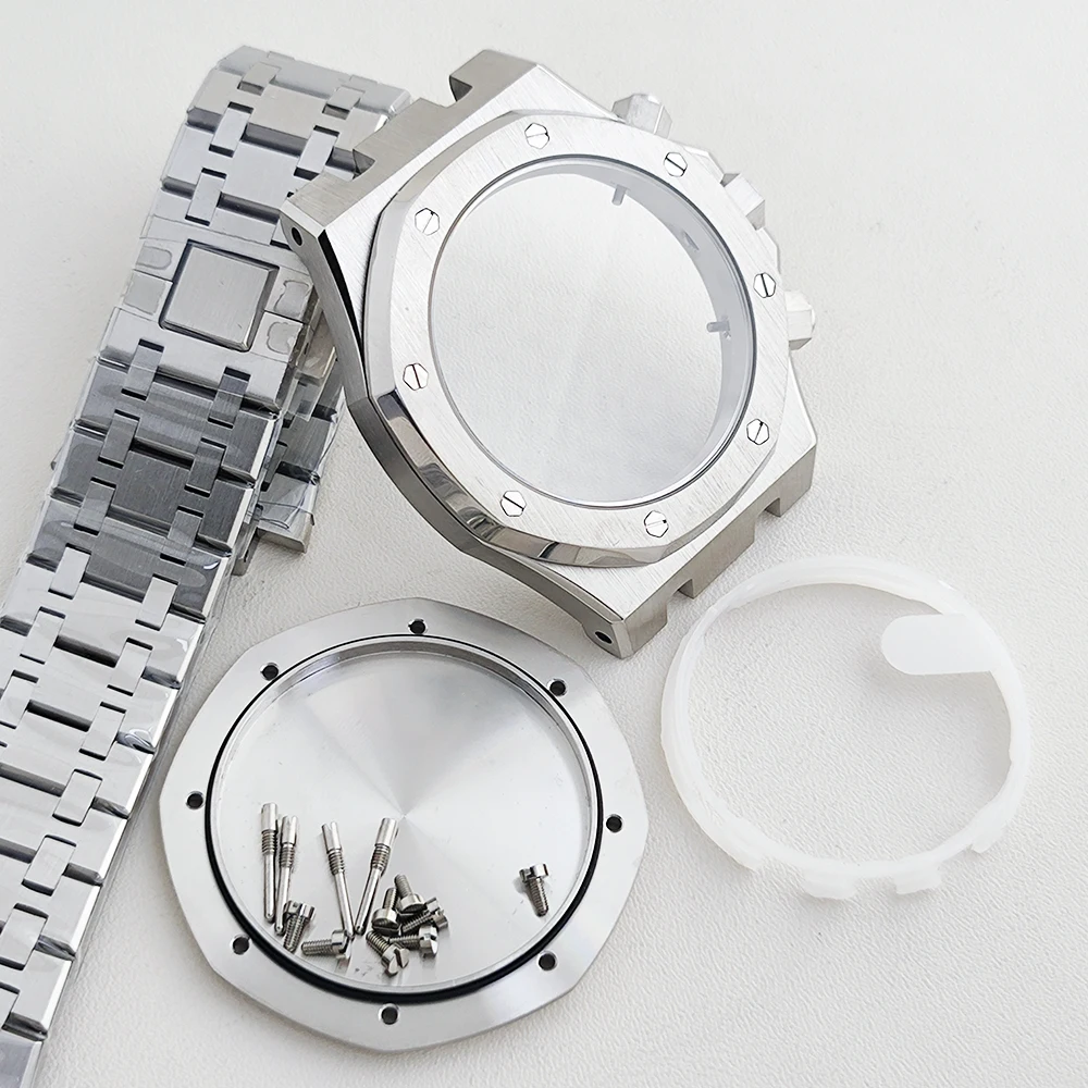 42mm-case-vk63-watch-case-sapphire-glass-stainless-steel-case-strap-suitable-for-vk63-quartz-movement-accessories