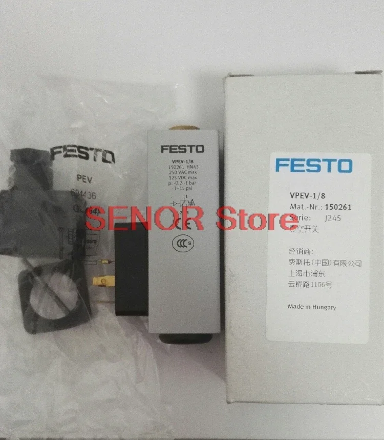 Original brand new analog output vacuum pressure switch VPEV-1/8 150261
