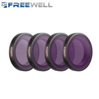 Freewell 4 paquetes de filtros ND/PL, ND8/PL,ND16/PL,ND32/PL y filtro ND64/PL, diseñado para adaptarse a tus accesorios de cámara DJI Osmo Nano