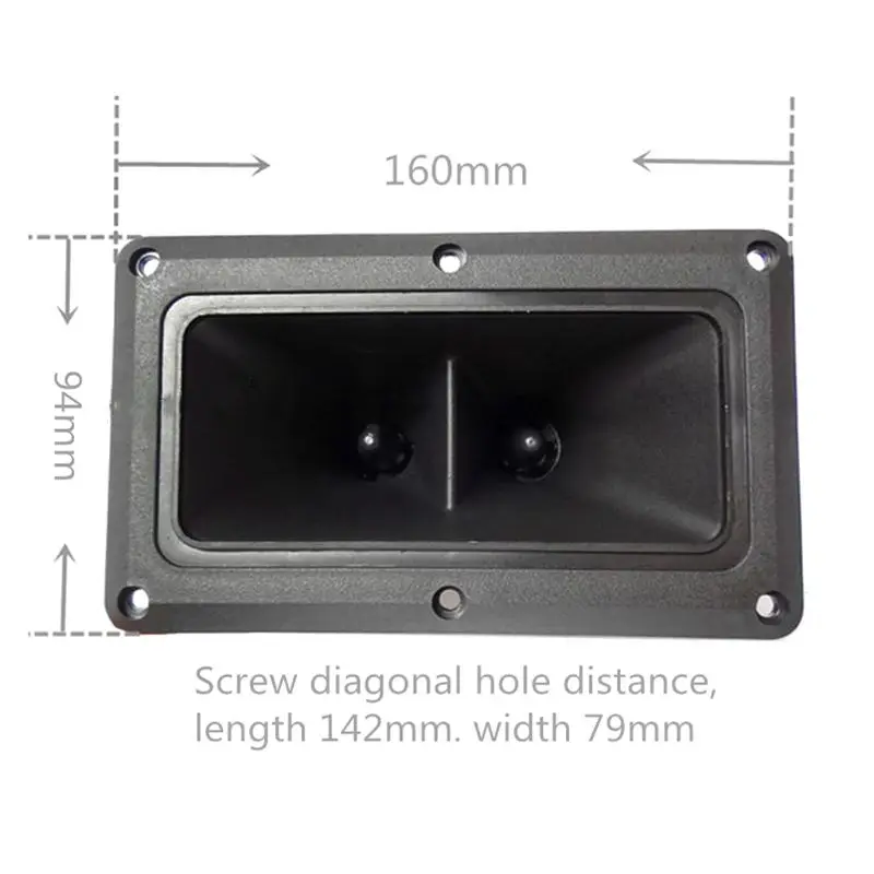 160x94mm Panel Size Durable Piezoelectric Tweeter 102x53mm Piezoelectric for Hea