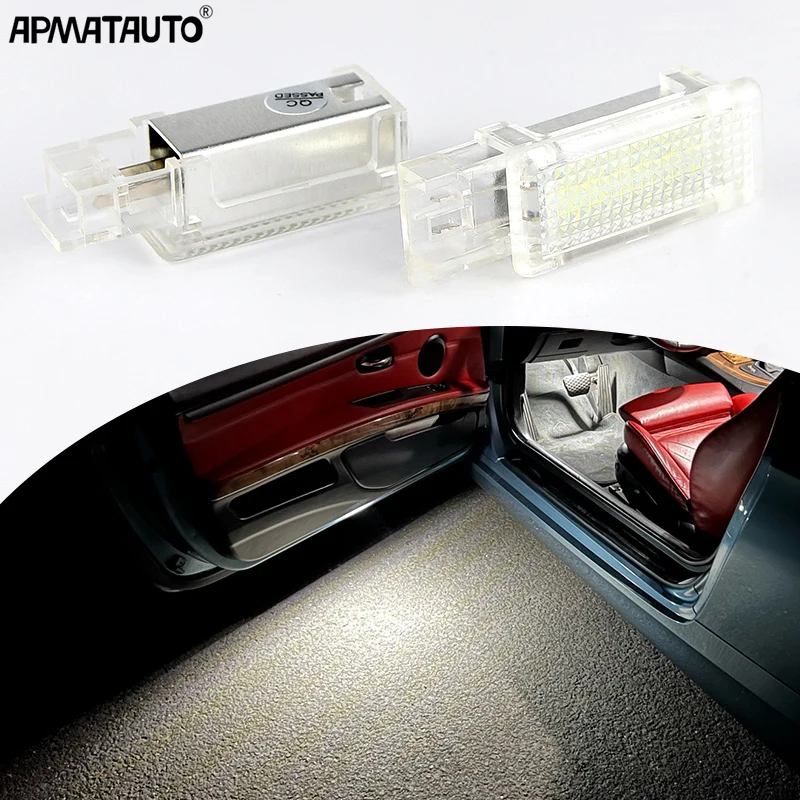 

1/2pcs LED Door Courtesy Footwell Light Lamp white For Mercedes Benz R171 R199 W203 W209 W240 W639 4D 5D A2038200801 Accessories
