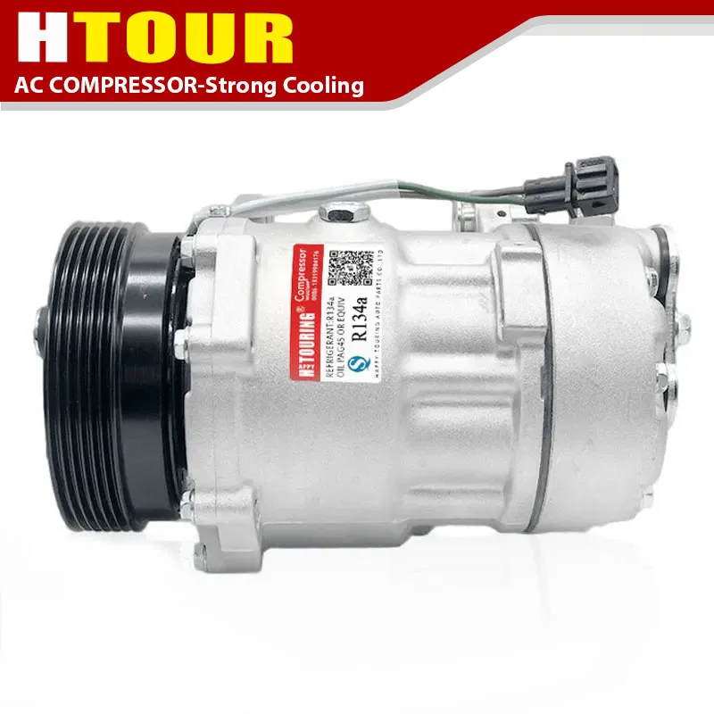 compressor For sanden sd7v16  For Volkswagen Eurovan Transporter T4 2.8L 7D0820805 7D0820805E 7D0820805A Sanden 1146 1214 57719