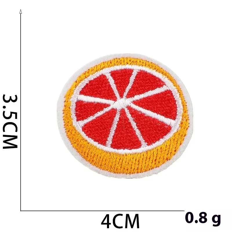 Embroidery Cloth Stickers Cartoon Fruit Patch Stickers Strawberry Computer Embroidery Chapter Boy Ironing Letter