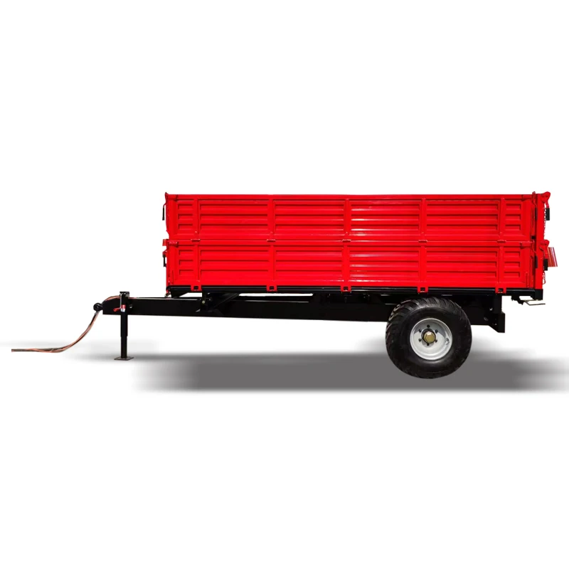 

2025Good Quality Stiff-strength Sheet Agricultural Trailer Two-wheeled 5 Ton Agriculture Trailer Factory Direct Supply