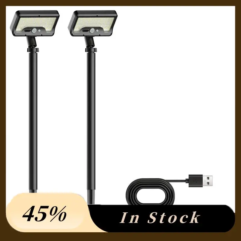 a60z92-モーションセンサーとusb充電機能付きledパスウェイライト、庭や歩道に最適