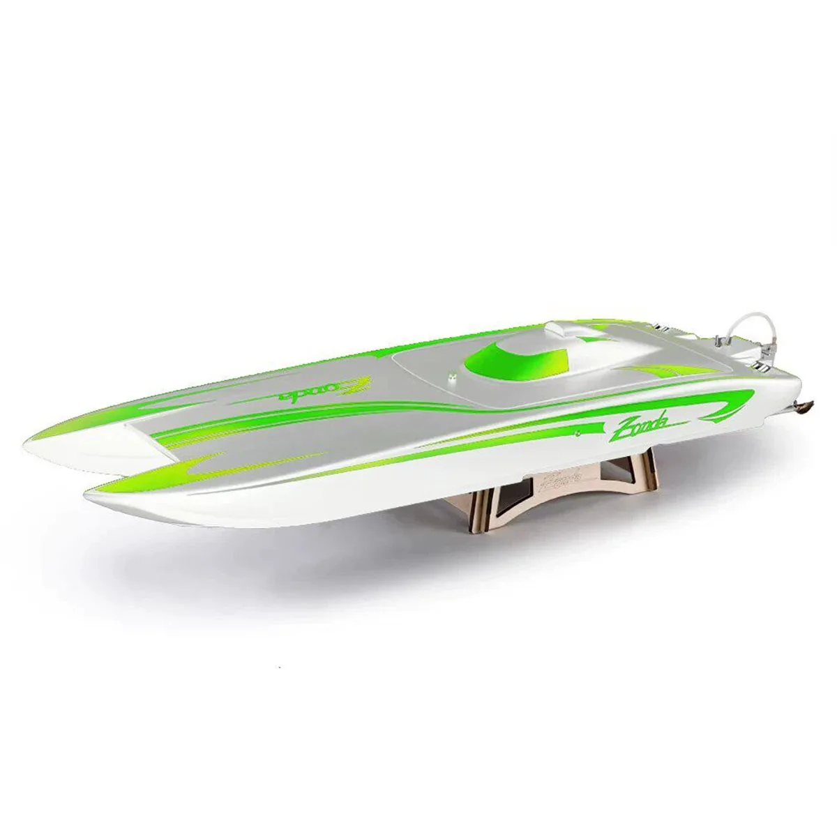 104cm RC Speed ​​Boat Dual Motor Drive Remote Control Catamaran Fiberglass RC Boat Model Finished Ship Toy