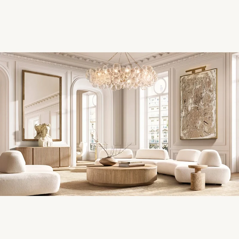 Luxury Home Living Room Hotel Lobby Bed Resort Living Room Furniture Office Building Sofa Villa Living Room Sofa Set