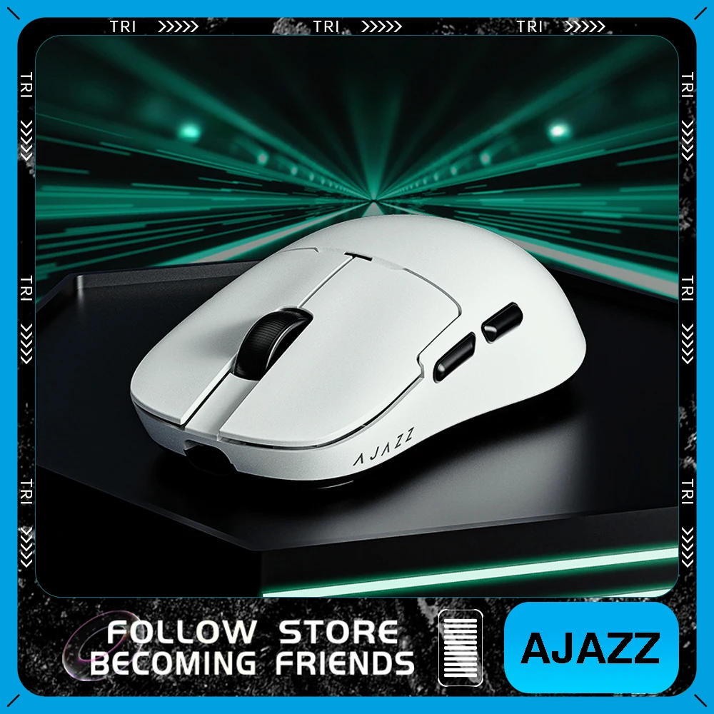 AJ159 NL Wireless Mouse Star Flash Connection Three Mode Lightweight 800mah Long Endurance 1000Hz Macro Customized Game Mouse