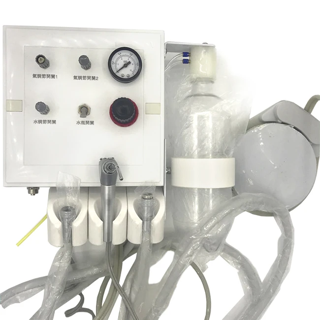 Work With Air Compressor Wall Mount Lab Portable Air Turbine Unit / Lab Air Control Unit With Suction
