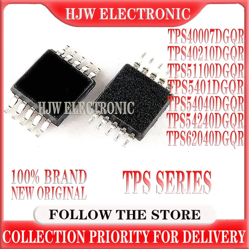 (10piece) New TPS40007DGQR TPS40210DGQR 40210 TPS51100DGQR 51100 TPS5401DGQR TPS54240DGQR 54240 TPS62040DGQR TPS54040DGQR msop10