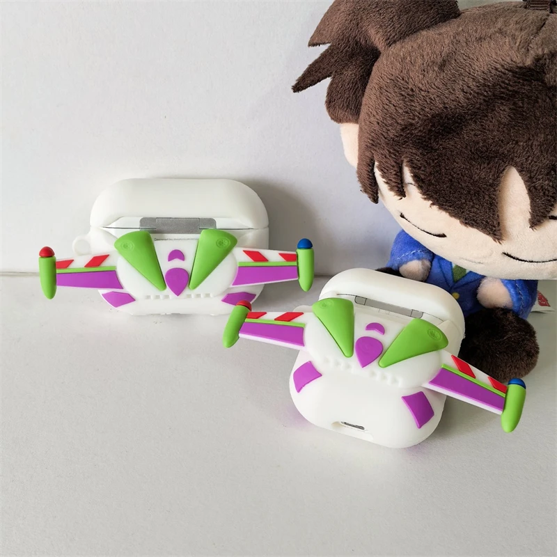 디즈니 버즈 라이트 이어 이어폰 커버 Apple AirPods 1 2 3 4 세대 Airpods Pro/Pro2 무선 블루투스 헤드폰 케이스 썸네일 3
