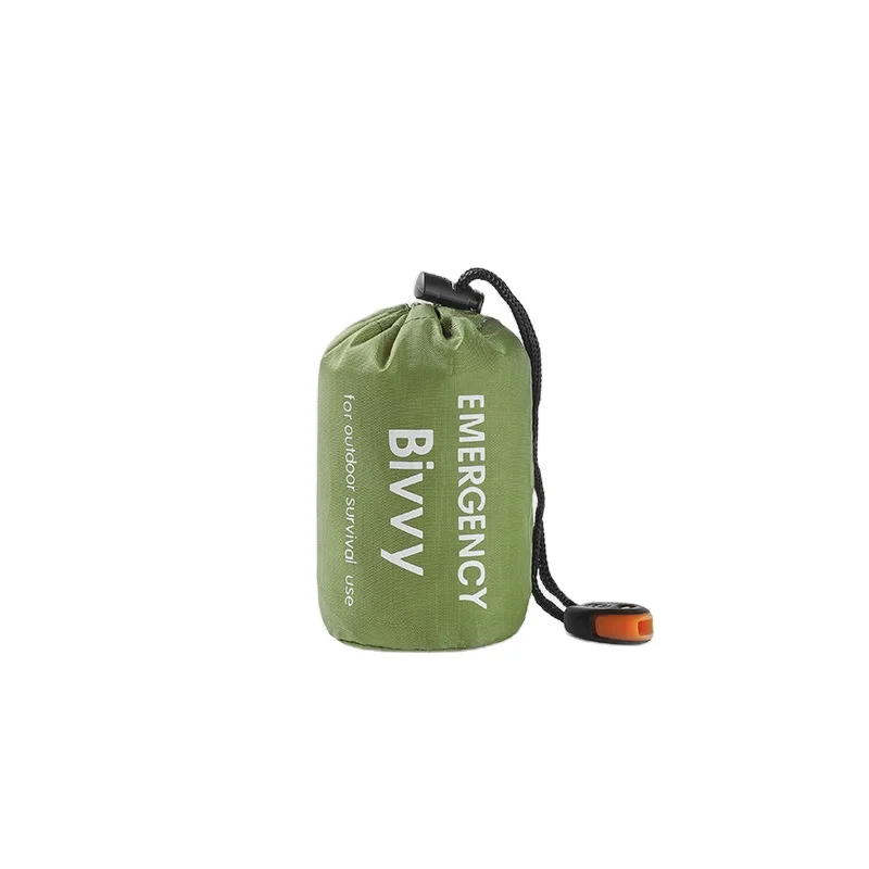 Custom Outdoor Emergency Survival Sleeping Bag, Waterproof Bivvy Sack Thermal Blanket for Camping Hiking