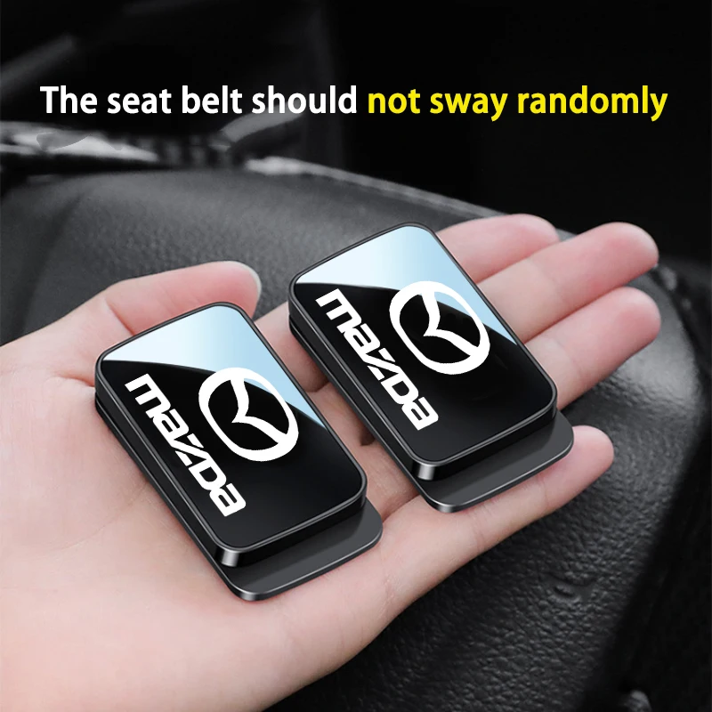 المغناطيسي لوازم السيارات الداخلية مقعد حزام حامل استقرار اكسسوارات السيارات لمازدا 3 6 CX5 2 CX3 CX9 MX5 RX8 Axela Demio