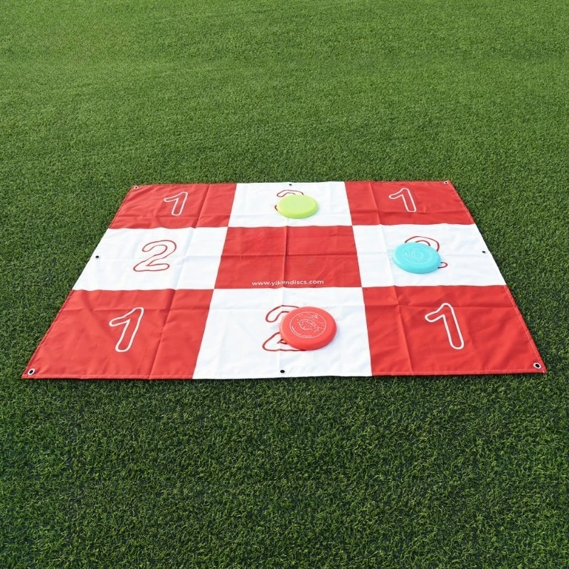 Frisbee target placement, throwing game props, activity equipment, entertainment, sub-team building